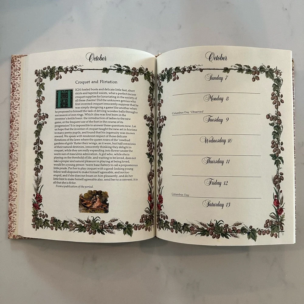 Victorian Book of Days by Avon